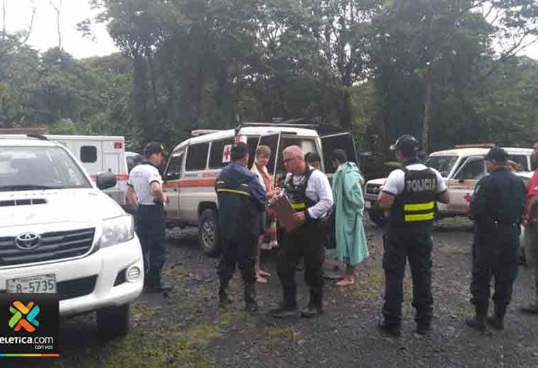 Rescate de extranjeros extraviados en el Arenal