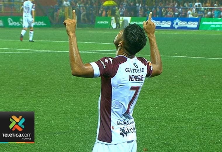 Johan Venegas su cuota goleadora del torneo anterior