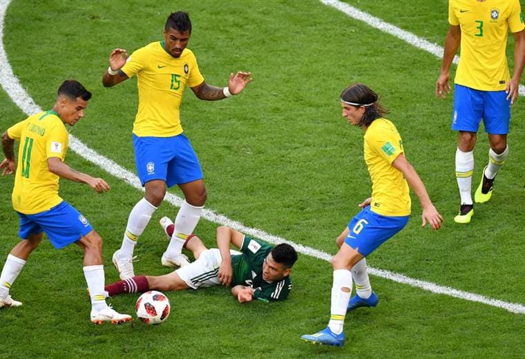Brasil derrotó a México. FIFA