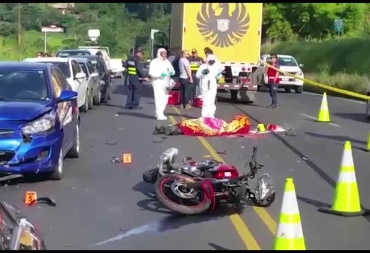 Motociclista murió en accidente de tránsito en la carretera Bernardo Soto