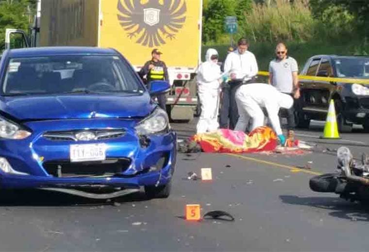Motociclista murió en accidente de tránsito en la carretera Bernardo Soto