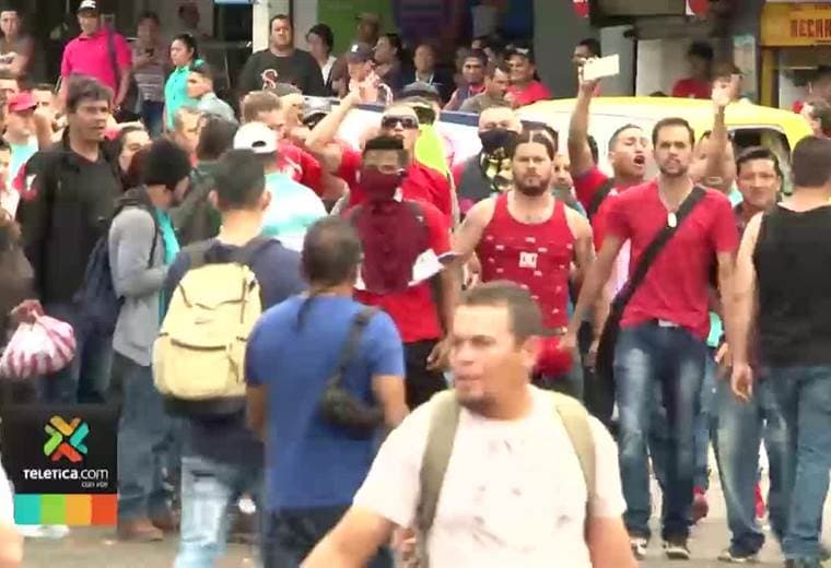 Manifestaciones en contra de nicaragüenses en la Merced