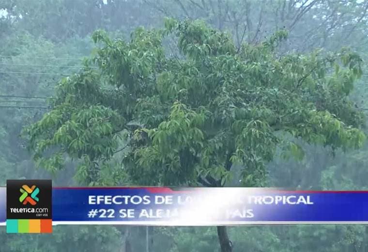 Efectos de la onda tropical número 22 se alejan del país, pero las lluvias continuarán