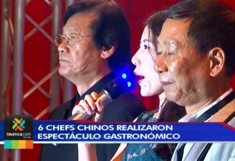 6 de los mejores chefs de China presentaron un show gastronómico en nuestro país