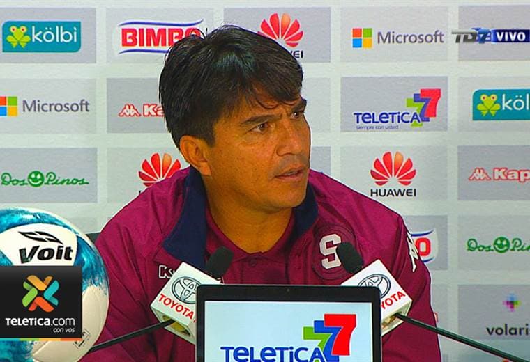 Conferencia de prensa de Vladimir Quesada, técnico de Saprissa