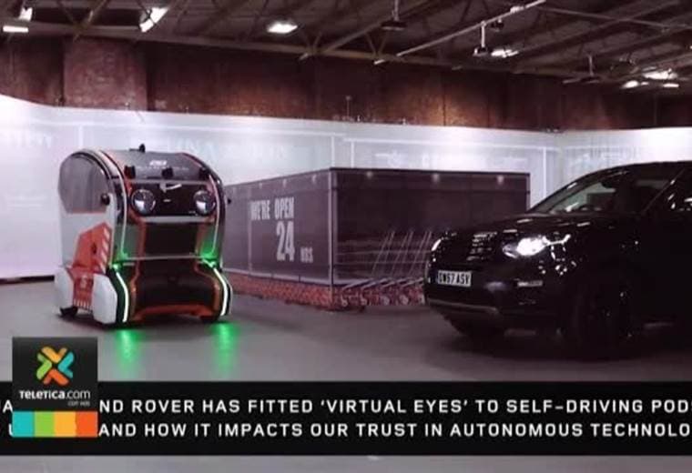 Crean vehículo autónomo con ojos incorporados para aumentar confianza en peatones
