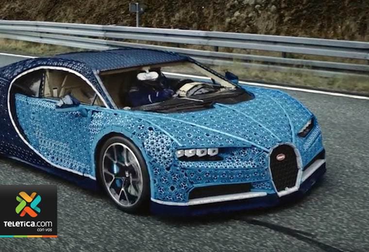 Lego construye versión tamaño real del Bugatti Chiron