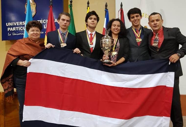 Costa Rica ganó dos oros, una plata y un bronce en Olimpiada Iberoamericana de Biología