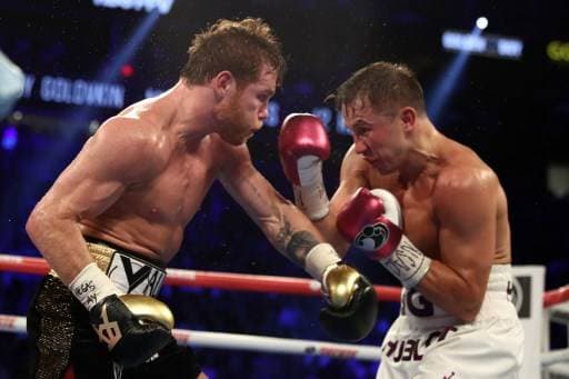 El mexicano Saúl 'Canelo' Álvarez enfrenta al kazajo Gennady Golovkin en pelea disputada en Las Vegas.|AFP