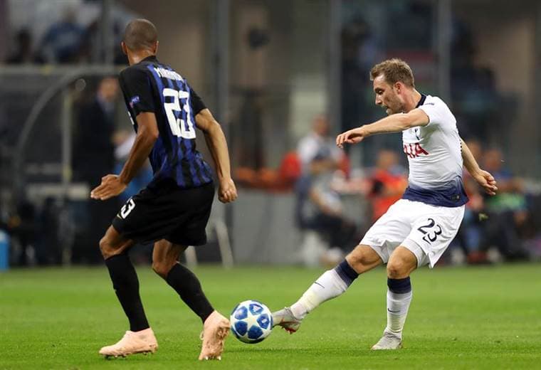 Inter enfrentó al Tottenham en la fase de grupos de la Champions 2018-2019.|UEFA 