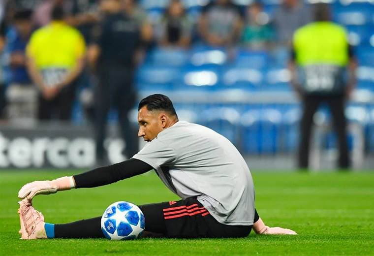 Keylor Navas, portero costarricense del Real Madrid.