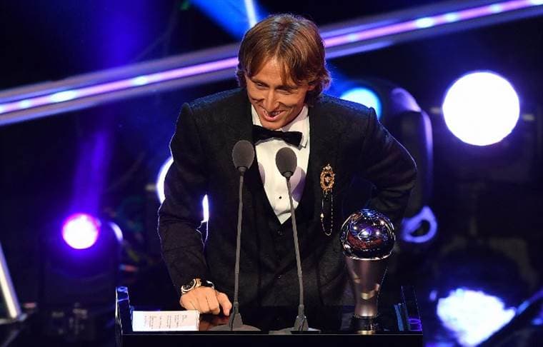 Luka Modric ganó el premio The Best 2018 |AFP. 