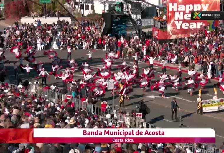 Banda de Acosta en el Desfile de las Rosas 2019