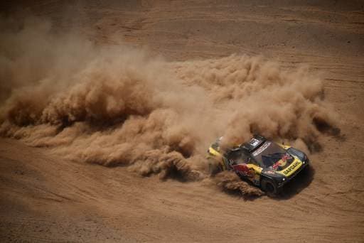 Sebastian Loeb durante el Rally Dakar.|AFP