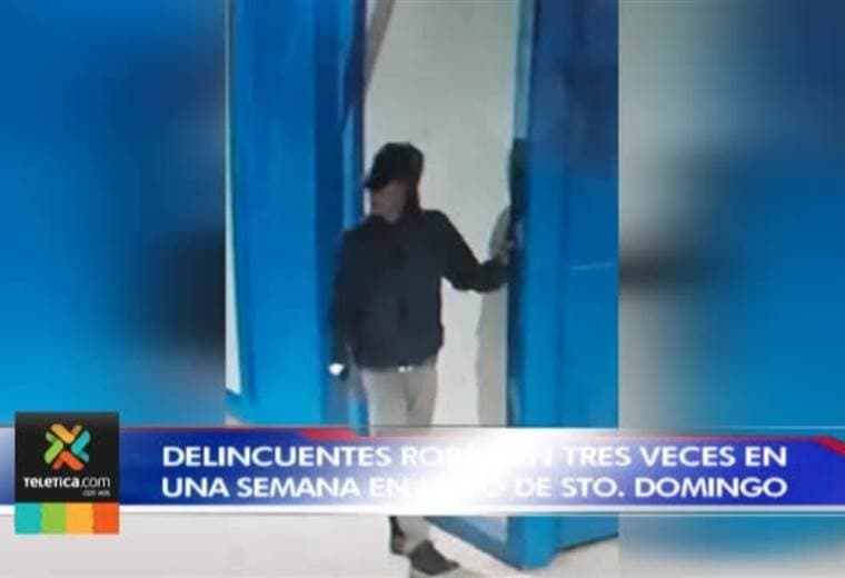 Delincuentes robaron tres veces en una semana en Liceo de Santo Domingo