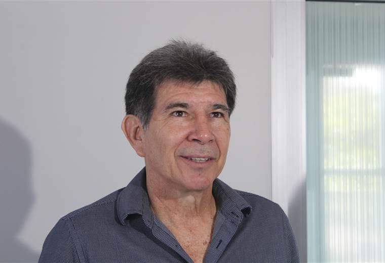 Evaristo Coronado, gerente deportivo del Saprissa.|Fernando Araya
