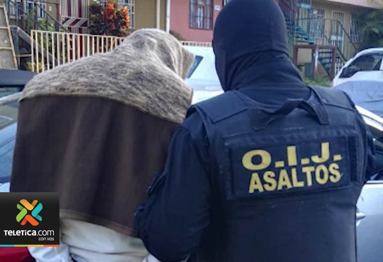 OIJ detuvo a dos hombres sospechosos de asaltar bares en Curridabat y Zapote