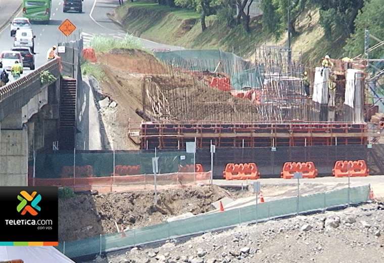 Se cumplen 6 meses de construcción del nuevo puente sobre el río Virilla en la ruta 32