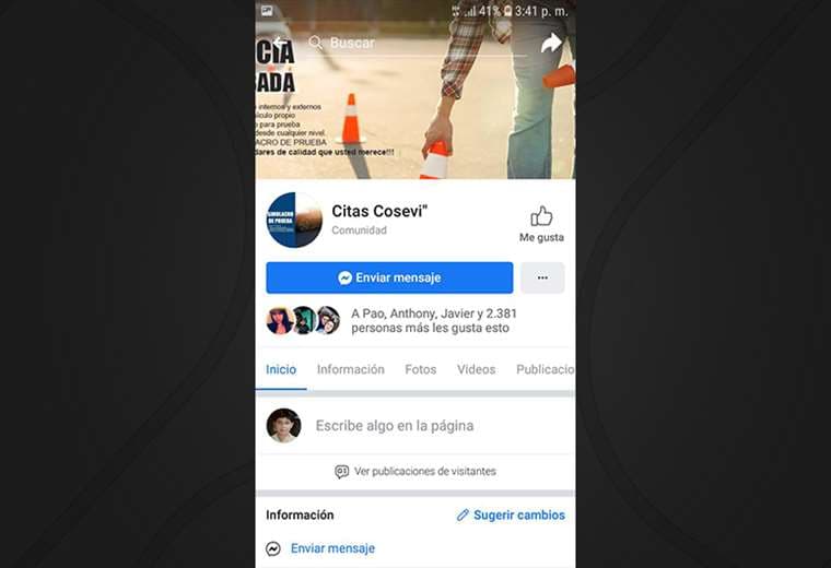 Ejemplos de cuentas falsas en redes sociales