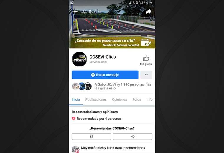 Ejemplos de cuentas falsas en redes sociales