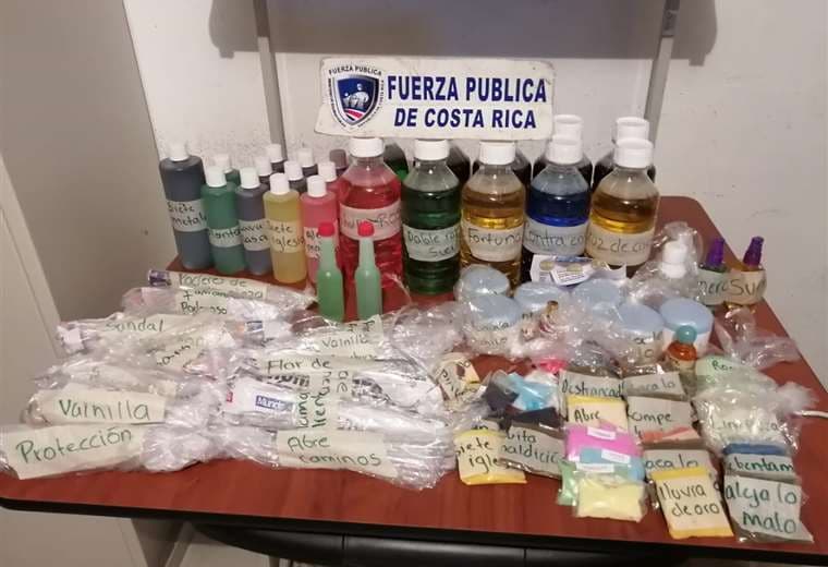 Productos incautados en Peñas Blancas