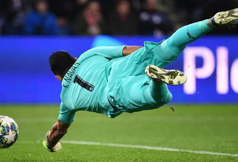 Keylor Navas, portero del PSG ante el Brujas de Bélgica | UEFA