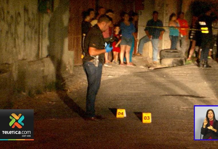 De varios disparos asesinaron a un hombre la noche de este domingo en Alajuela.