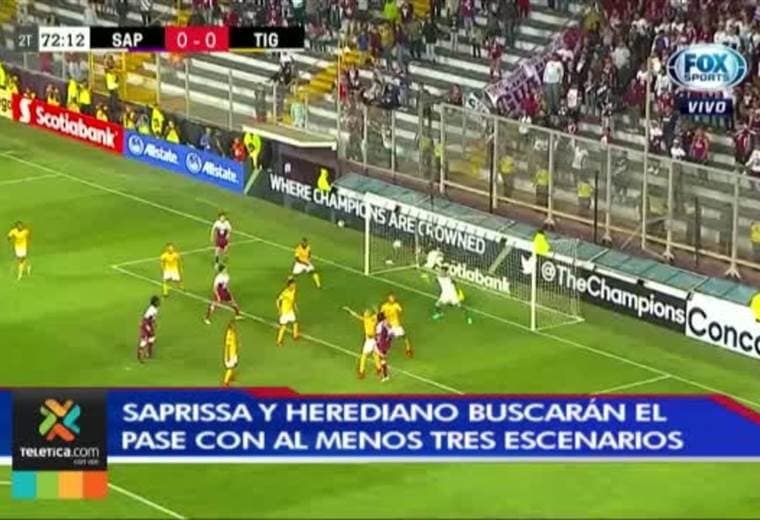 Saprissa y Herediano buscará el pase en Concacaf con tres posibles escenarios