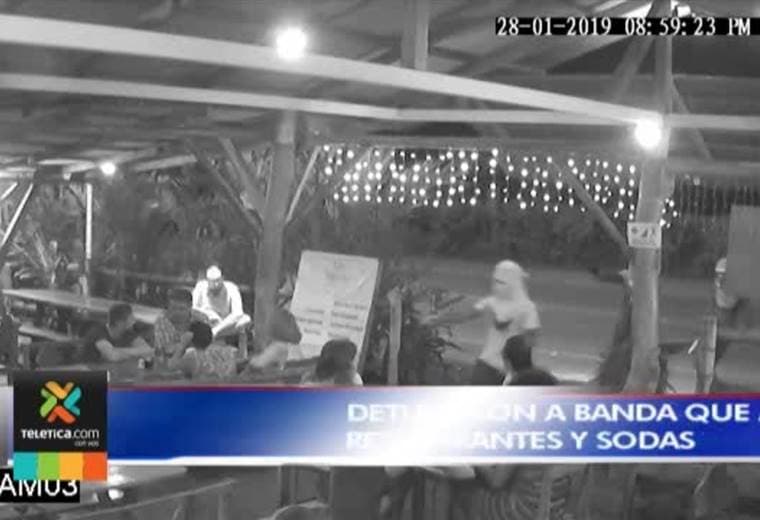 Fuerza Pública detuvo a banda que asaltaba restaurantes y sodas en Talamanca