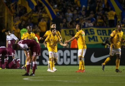 Tigres aplastó a Saprissa y lo eliminó de la Liga de Campeones de Concacaf 2019.|AFP