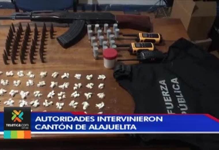 Policía de Control de Drogas desarticuló una organización criminal en Hatillo y Alajuelita