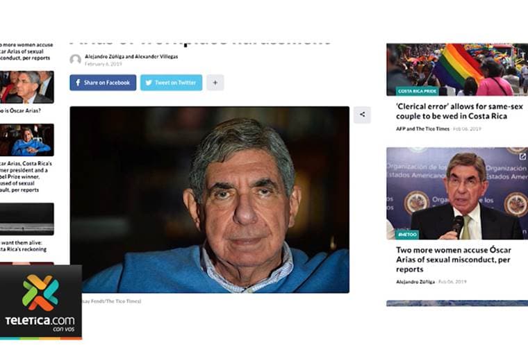 Fiscalía tramitará las denuncias contra Óscar Arias por delitos sexuales en un mismo expediente