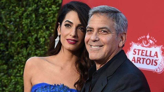George y Amal Clooney. 