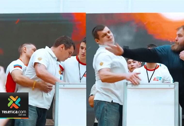 Campeonato de cachetadas se realizó en Rusia