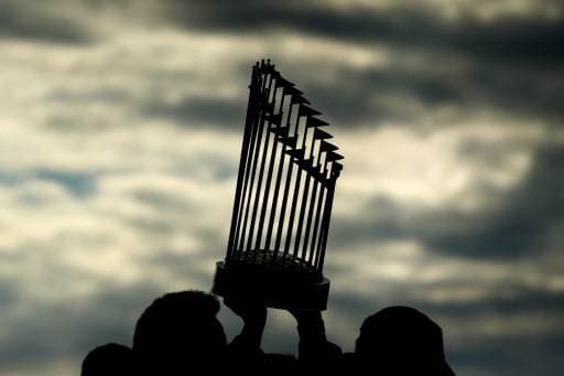 Trofeo de la MLB.|AFP