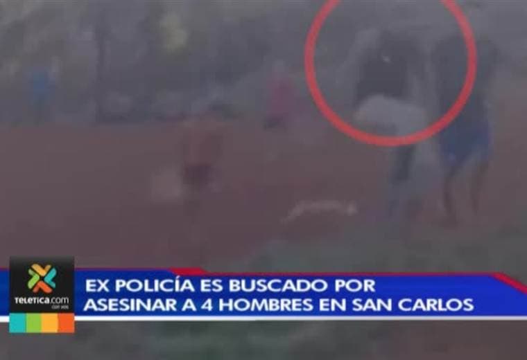 Sospechoso de asesinar a cuatro hombres en Cutris de San Carlos es un expolicía nicaragüense