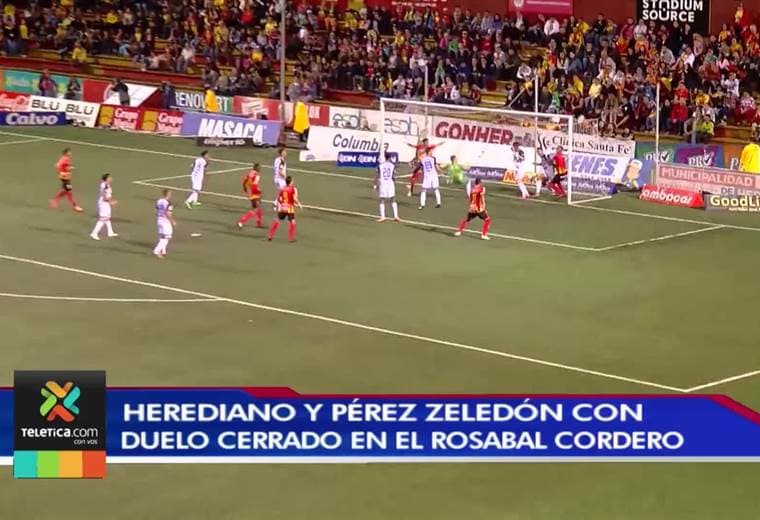 Herediano goza de ventaja en los duelos directos ante Pérez Zeledón