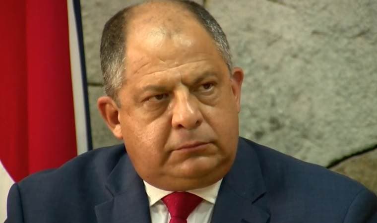 El expresidente Luis Guillermo Solís. 