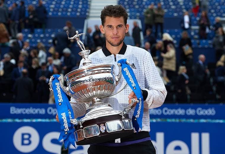 Dominic Thiem, ganador del torneo de Barcelona
