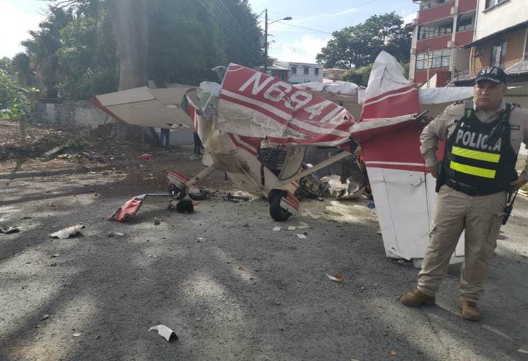 Caída de avioneta en las cercanías del aeropuerto Tobías Bolaños