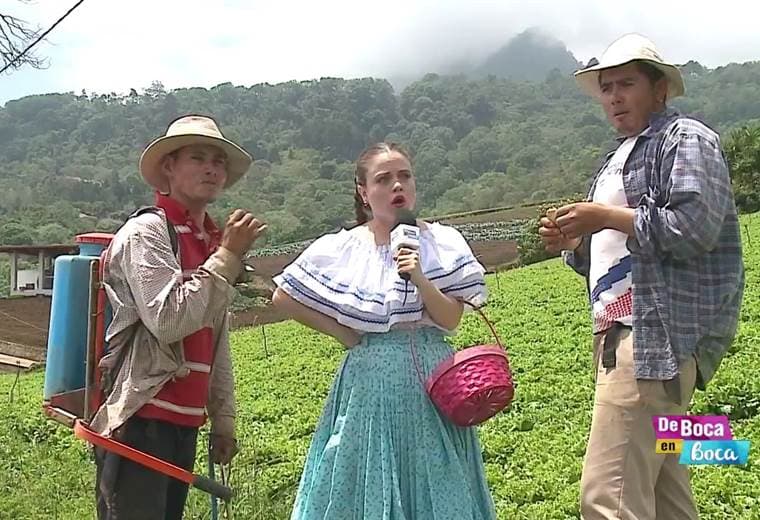 Rosalinda sorprendió a los agricultores de Escazú