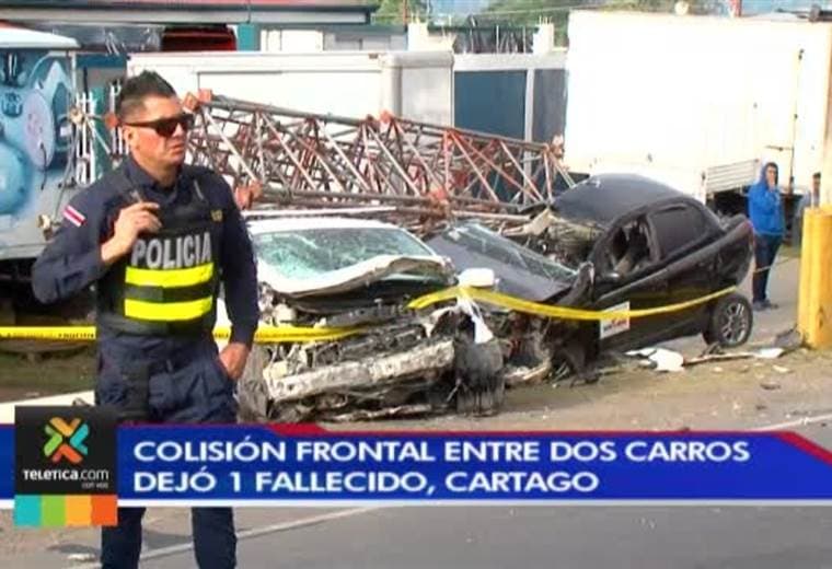Choque dejó como saldo un fallecido y un hombre herido en La Lima de Cartago