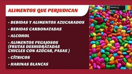 ¿Cuáles alimentos perjudican más su salud dental?