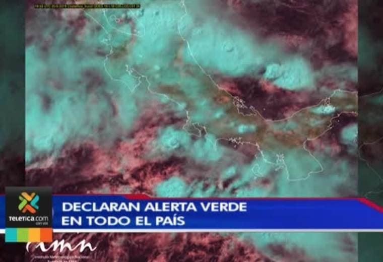 Autoridades decretaron alerta verde para todo el país tras el paso de dos ondas tropicales