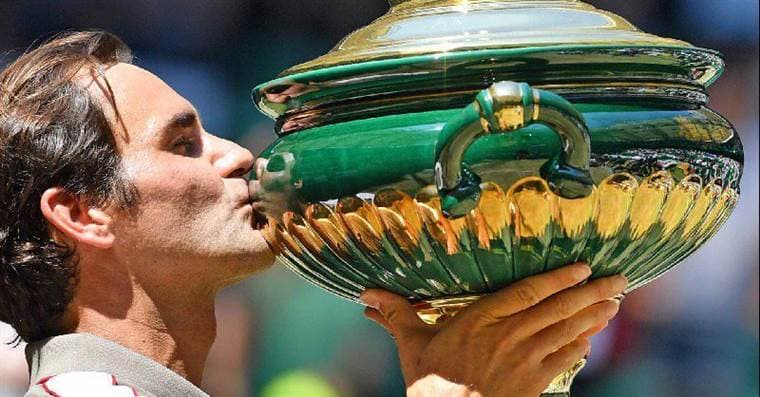 Roger Federer, ganador del torneo de Halle 