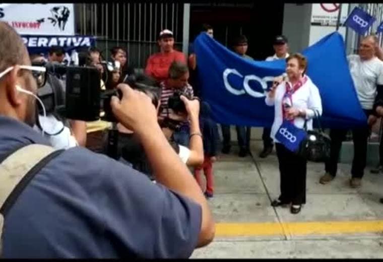 Manifestación de Cooperativistas este martes