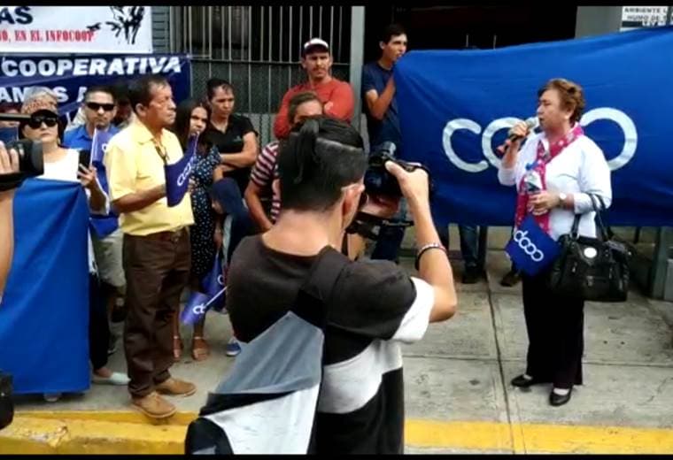 Manifestación de Cooperativistas este martes