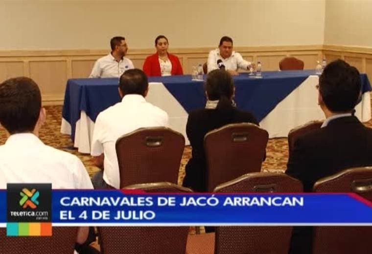 Jacó está listo para recibir a cientos visitantes en la primera edición de los carnavales