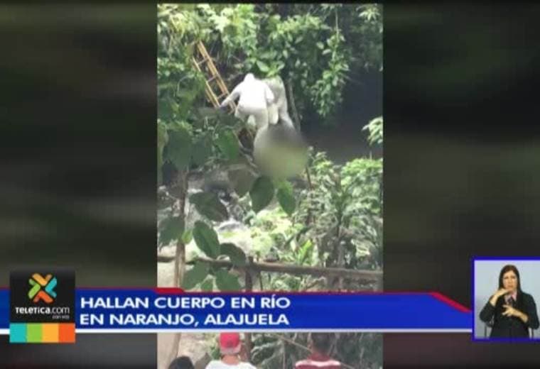 Un cuerpo en avanzado estado de descomposición fue encontrado en un río en naranjo de alajuela