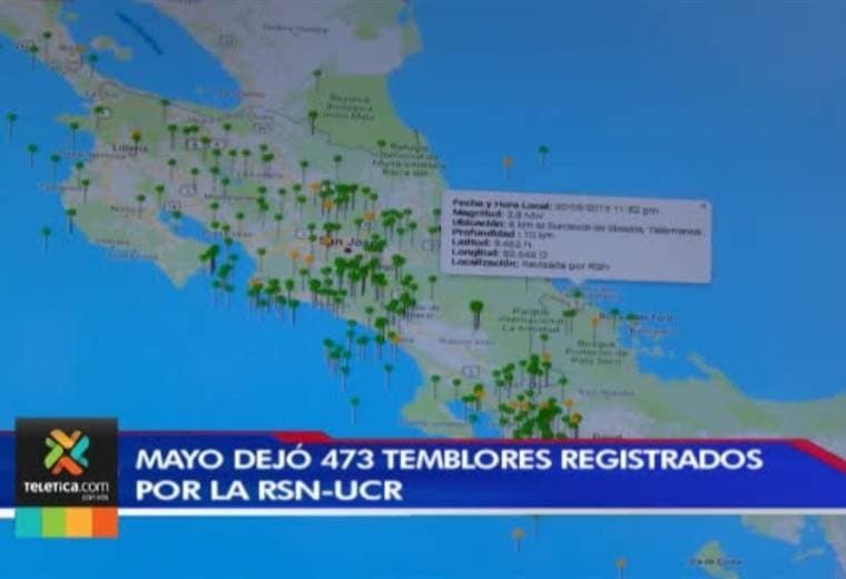 Mayo deja una actividad sísmica no vista en el país